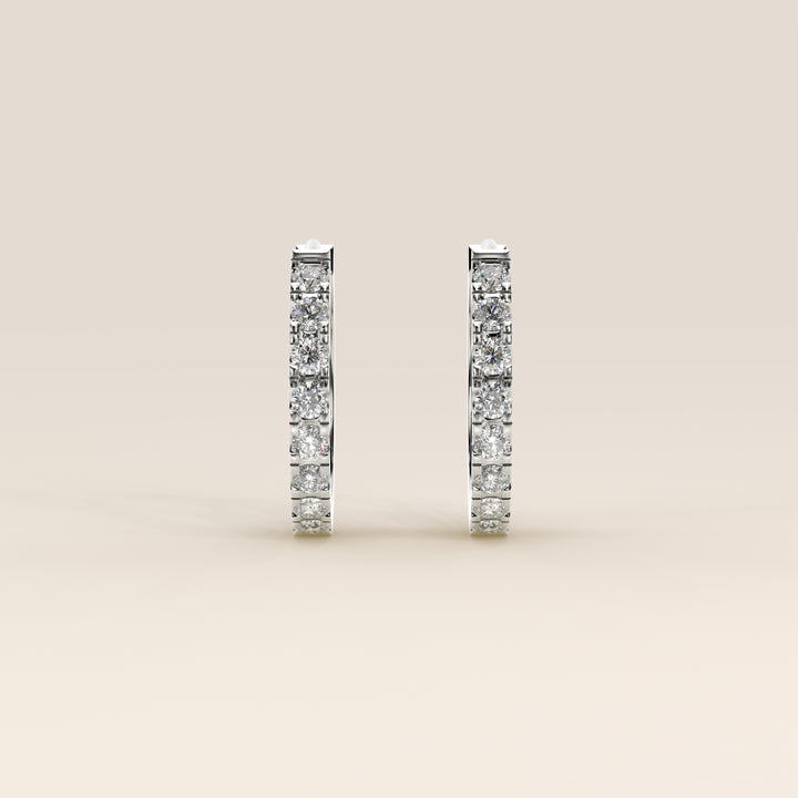 Muse - Huggies Lab Grown Diamond Earrings Set