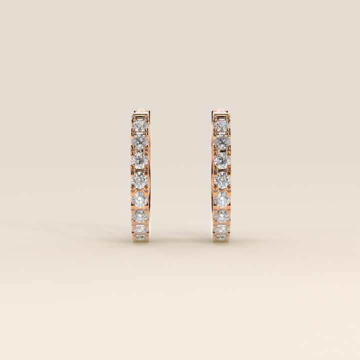 Muse - Huggies Lab Grown Diamond Earrings Set