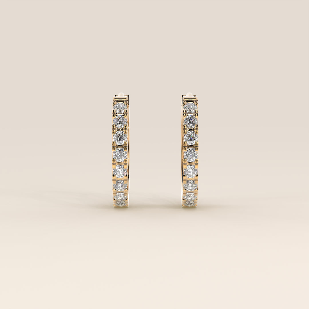 Muse - Huggies Lab Grown Diamond Earrings Set