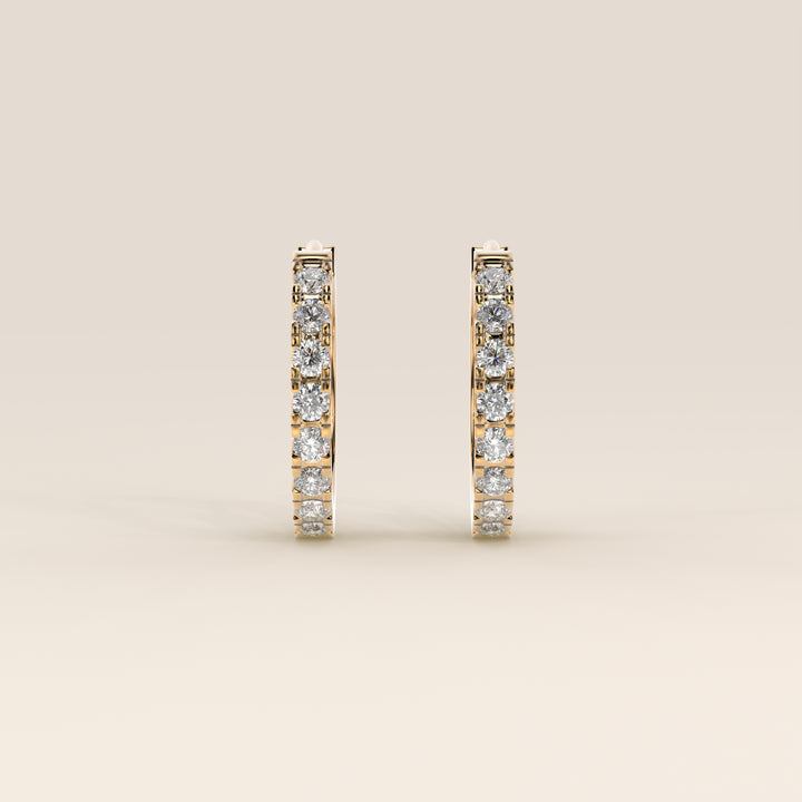 Muse - Huggies Lab Grown Diamond Earrings Set