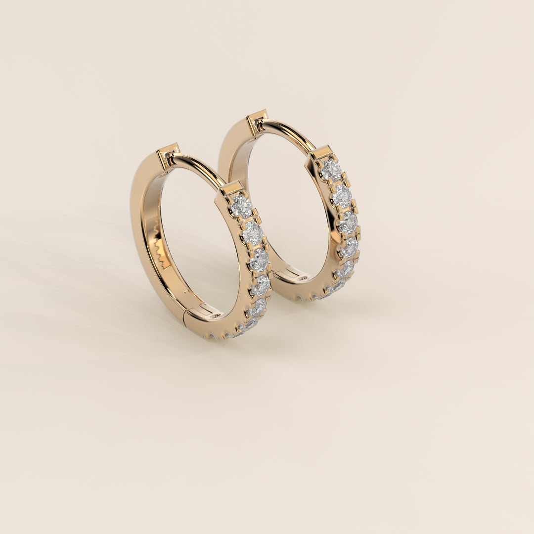 Muse - Huggies Lab Grown Diamond Earrings Set