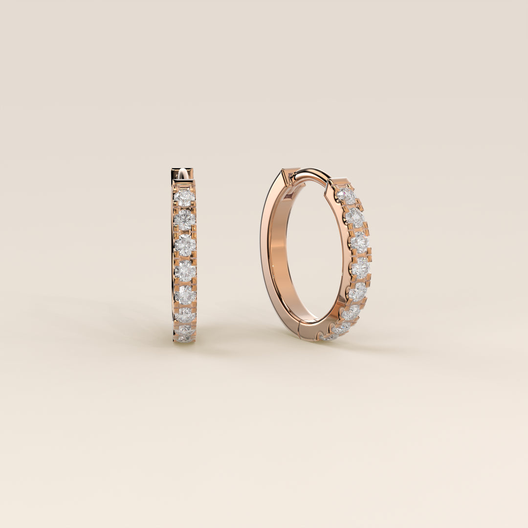 Muse - Huggies Lab Grown Diamond Earrings Set