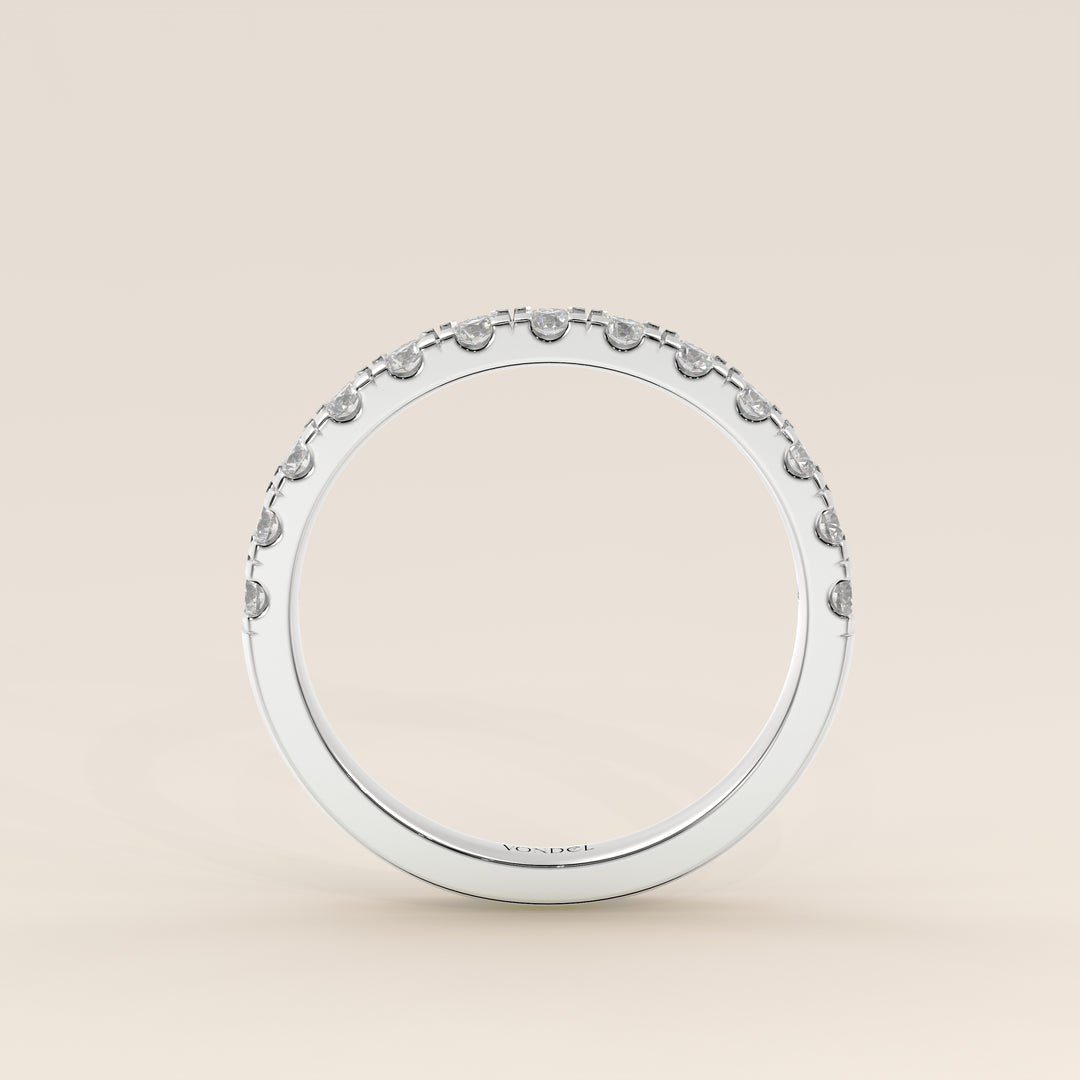 Manon - Lab Grown Diamond Row Ring Half Set Classic - 18K Gold