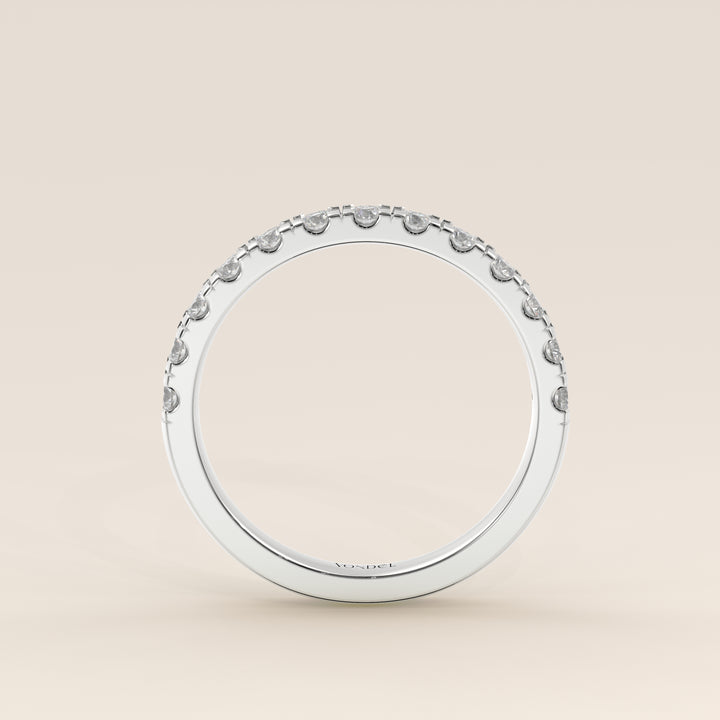 Manon - Lab Grown Diamond Row Ring Half Set Classic - 18K Gold