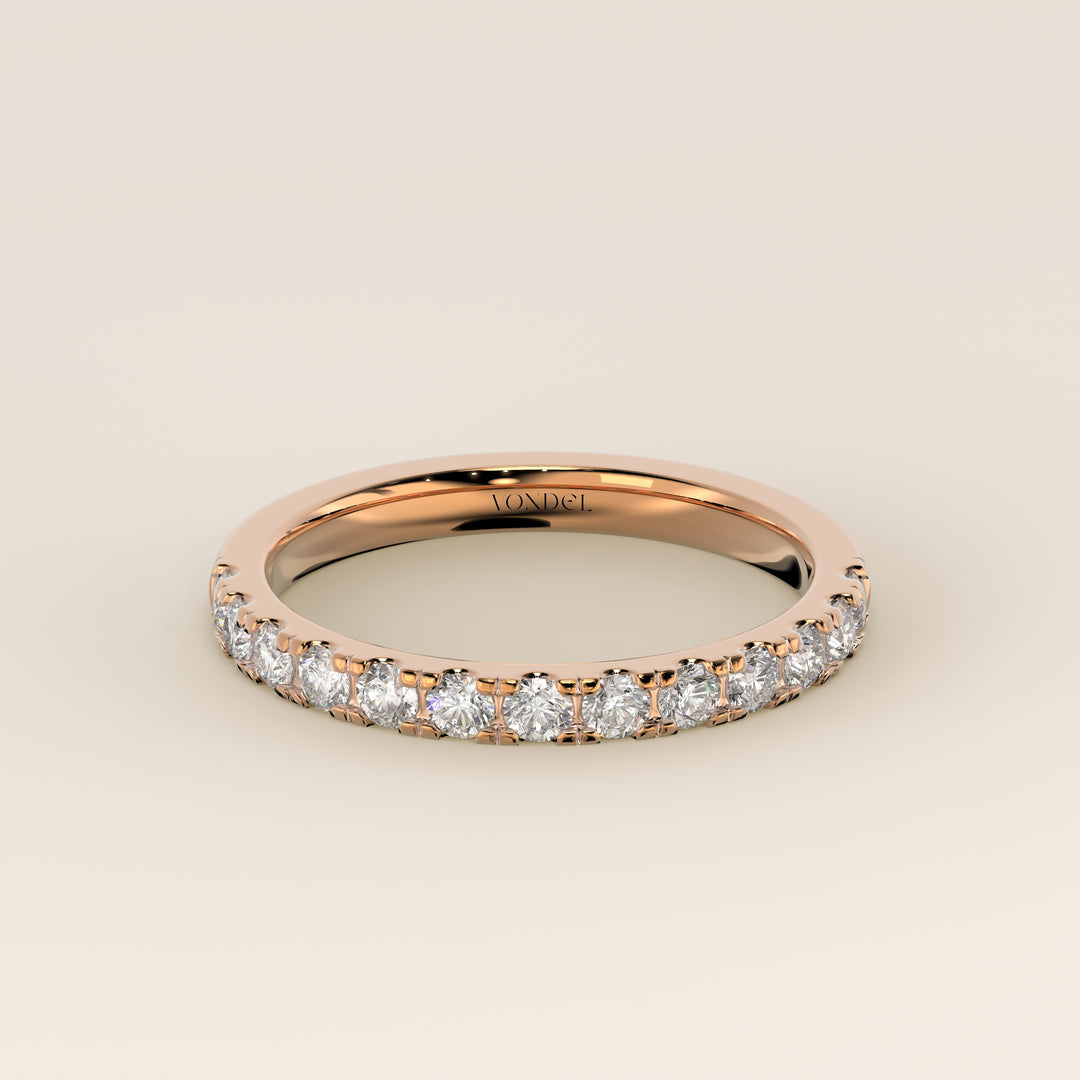 Manon - Lab Grown Diamond Row Ring Half Set Classic - 18K Gold