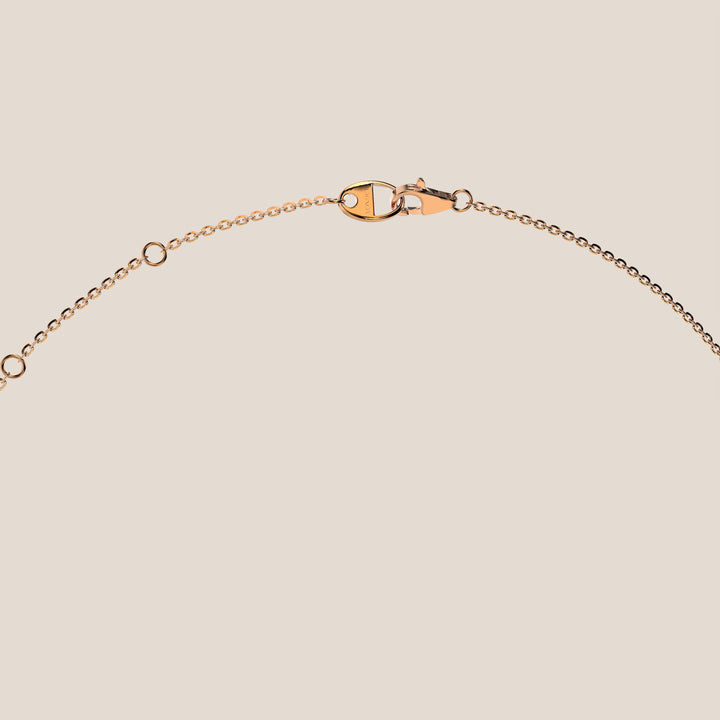 Sophie - Oval Lab Grown Diamond Necklace with Double Hidden Halo
