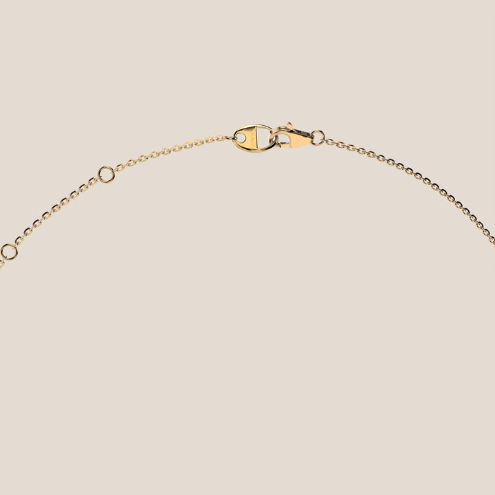 Sophie - Oval Lab Grown Diamond Necklace with Double Hidden Halo