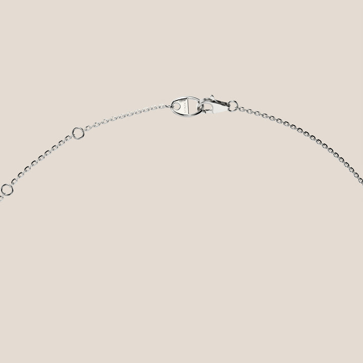Sophie - Pear Lab Grown Diamond Necklace with Double Hidden Halo