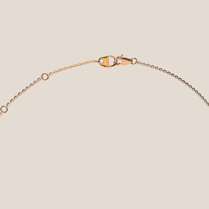 Sophie - Round Brilliant Lab Grown Diamond Necklace with Double Hidden Halo