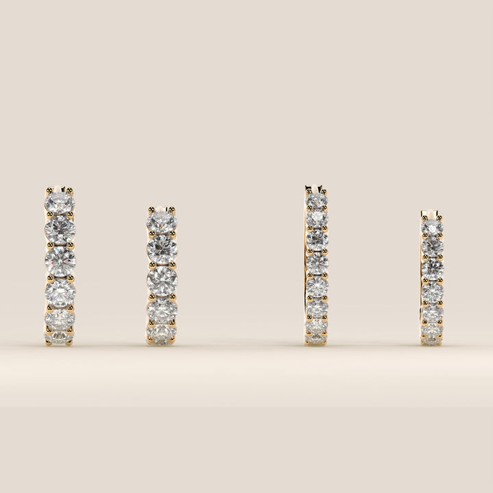 Delphine - Huggies Lab Grown Diamond Earrings Set