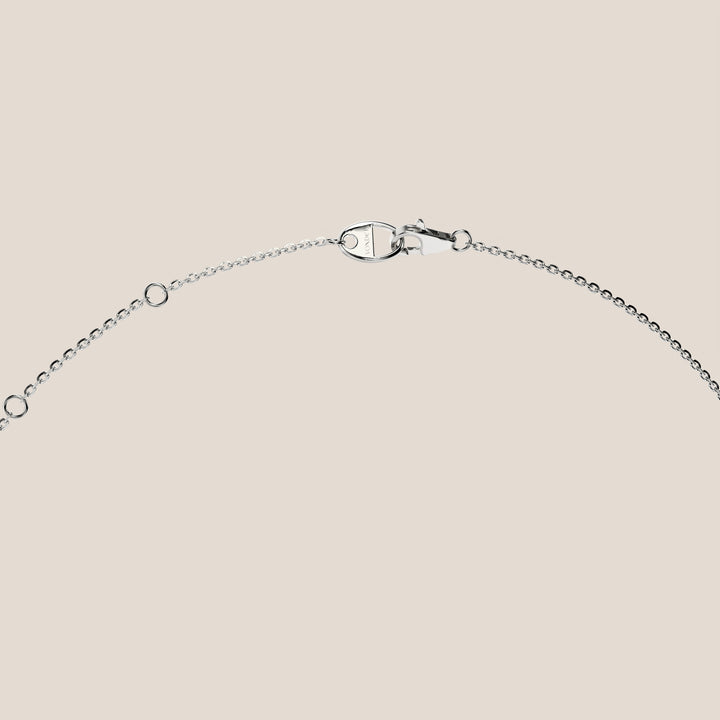Lisa - Round Lab Grown Diamond Necklace with Hidden Halo
