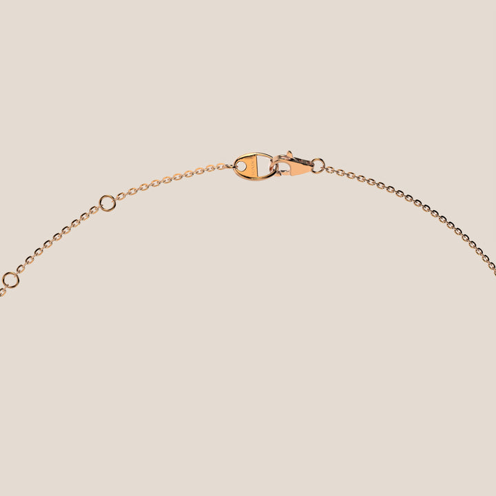 Lisa - Round Lab Grown Diamond Necklace with Hidden Halo