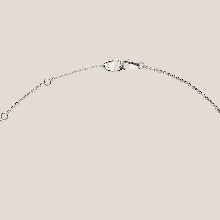 Lisa - Round Lab Grown Diamond Necklace with Hidden Halo