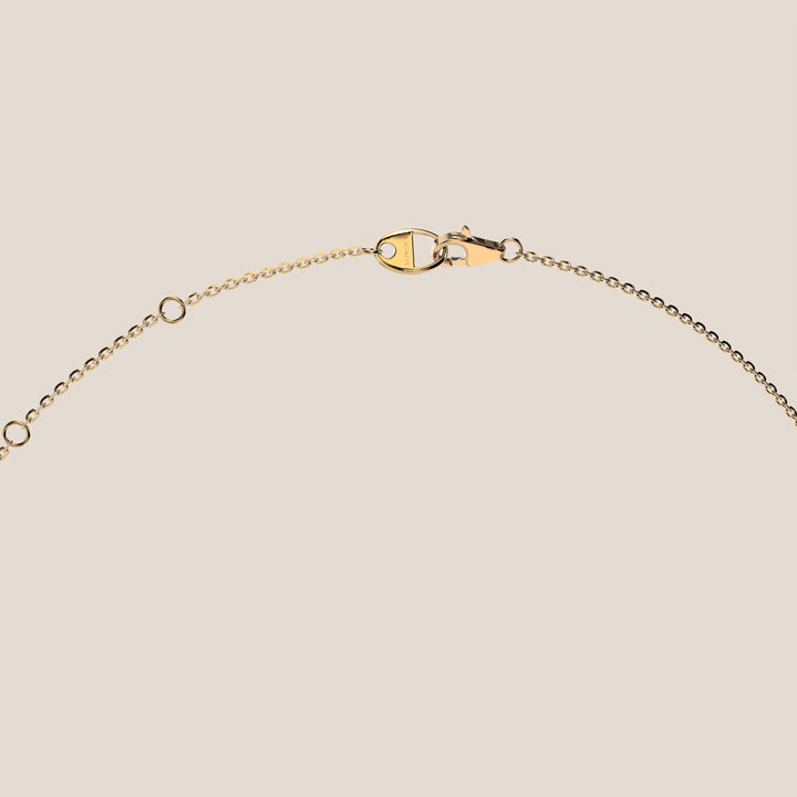 Sophie - Necklace with Double Hidden Halo Oval Pendant Lab Grown Diamond