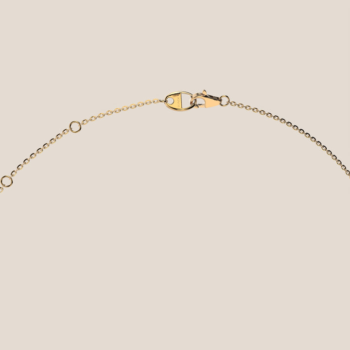 Sophie - Necklace with Double Hidden Halo Pear Pendant Lab Grown Diamond