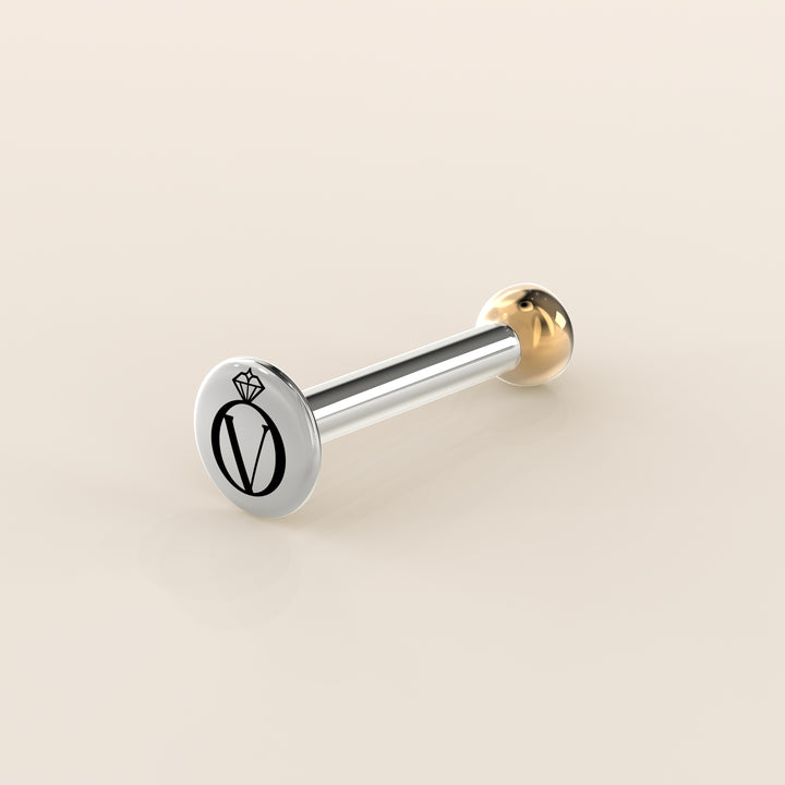 Bezel Round Lab Grown Diamond Piercing