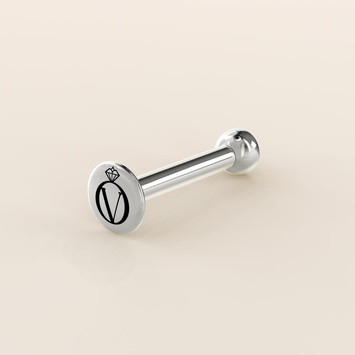 Bezel Round Lab Grown Diamond Piercing