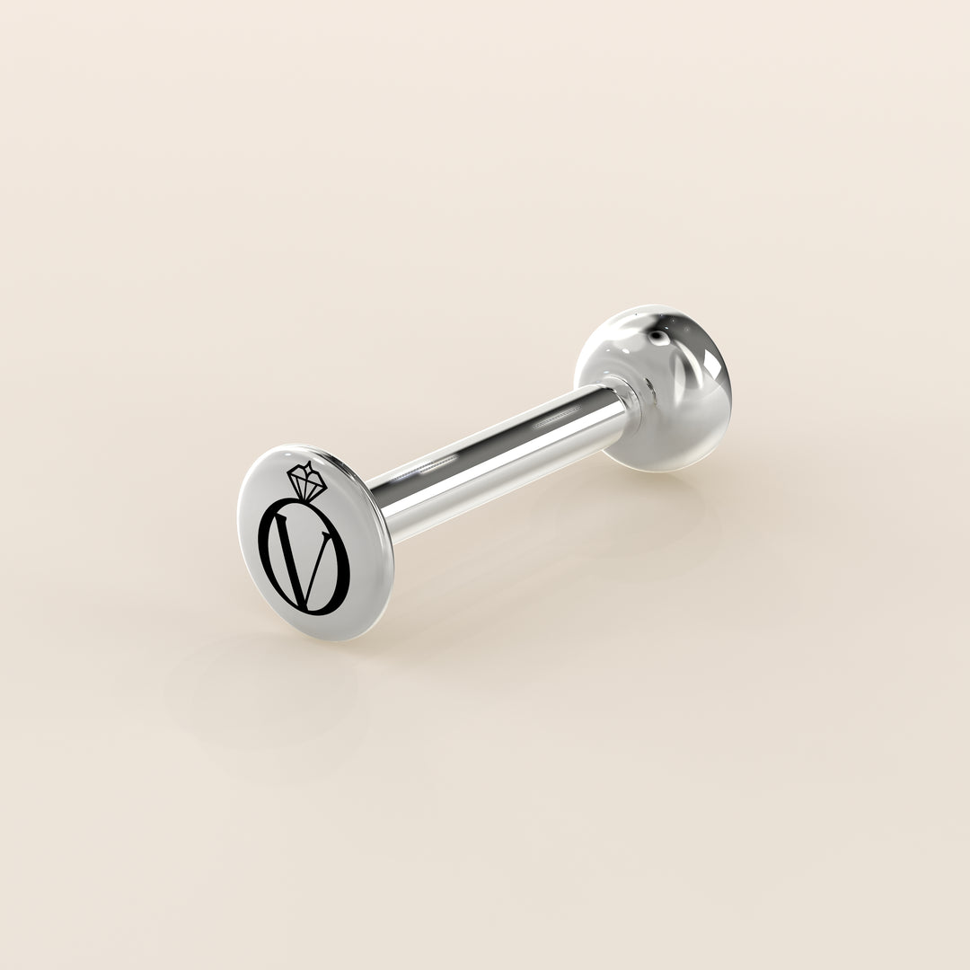 Bezel Round Lab Grown Diamond Piercing