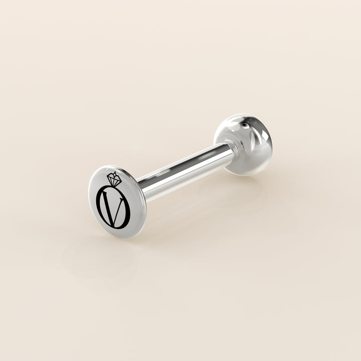 Bezel Round Lab Grown Diamond Piercing