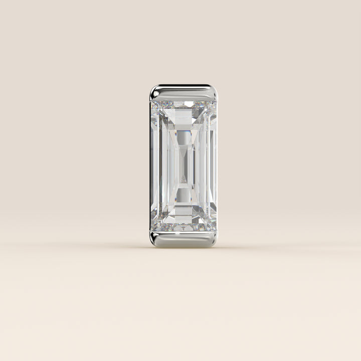 Baguette Lab Grown Diamond Piercing