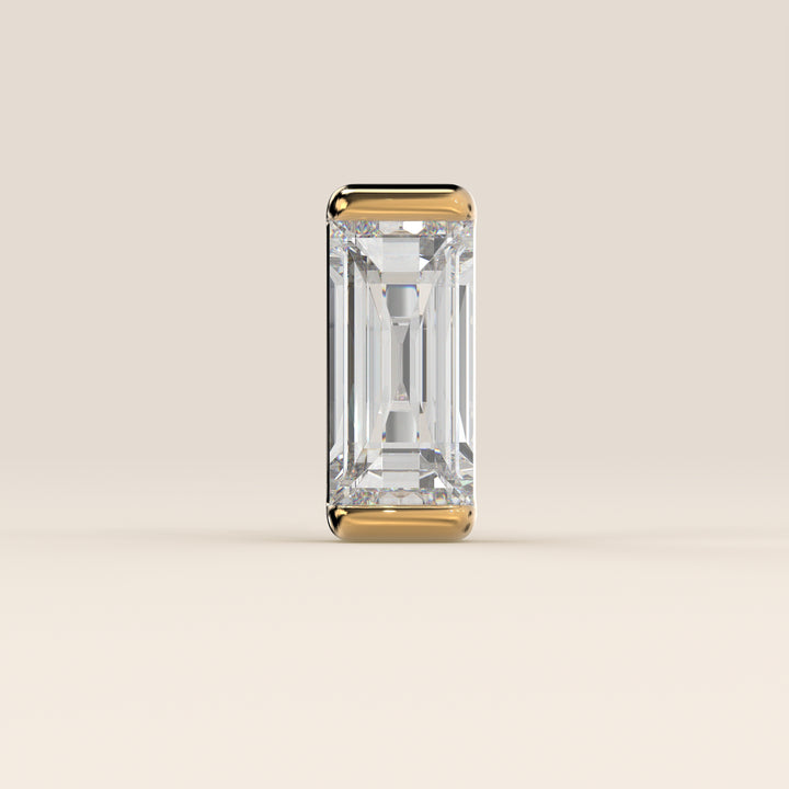 Baguette Lab Grown Diamond Piercing