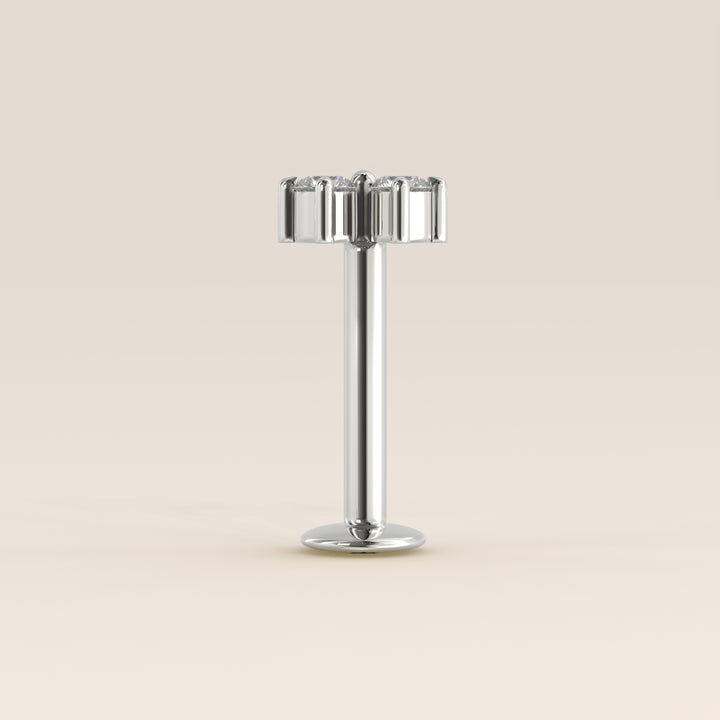 Luminous Duo Lab Grown Diamond Piercing