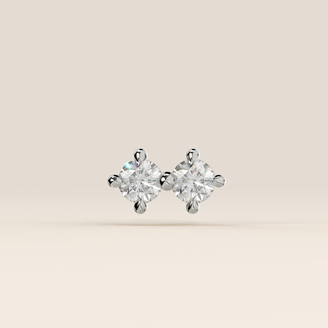 Luminous Duo Lab Grown Diamond Piercing