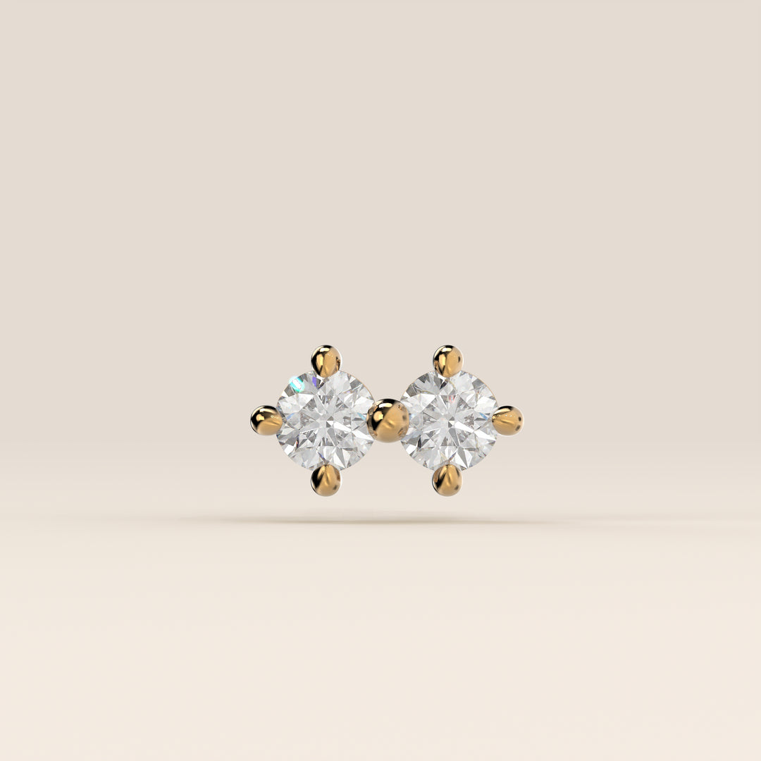 Luminous Duo Lab Grown Diamond Piercing