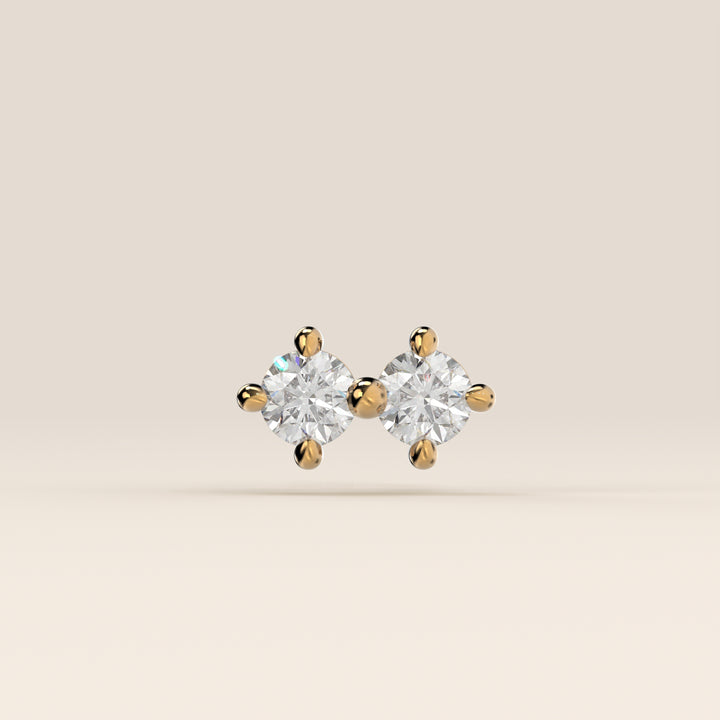 Luminous Duo Lab Grown Diamond Piercing