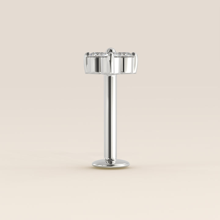 Luminous Trio Lab Grown Diamond Piercing