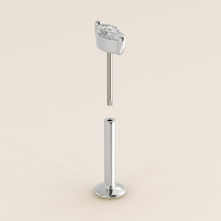 Signature Marquise Small Lab Grown Diamond Piercing