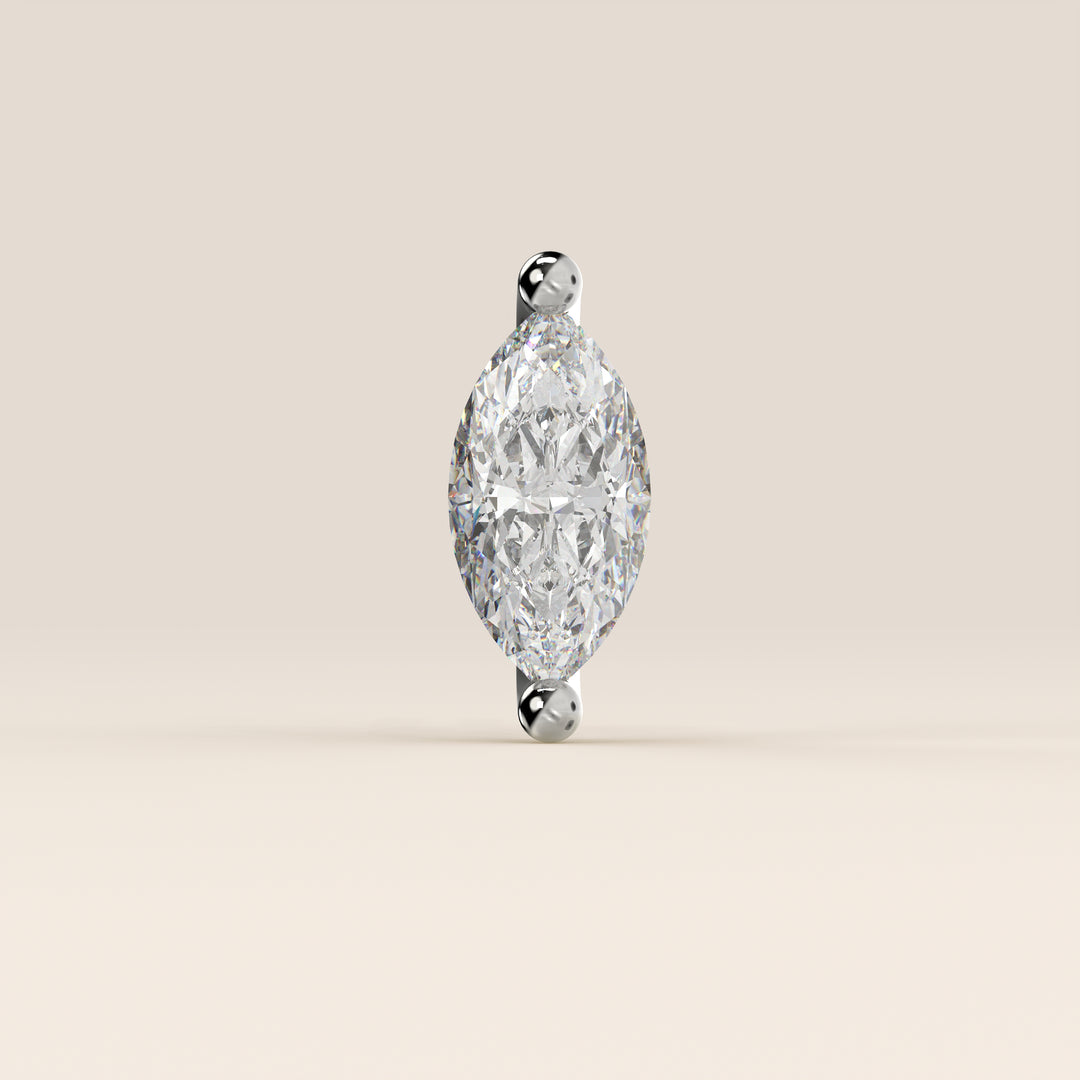 Signature Marquise Small Lab Grown Diamond Piercing