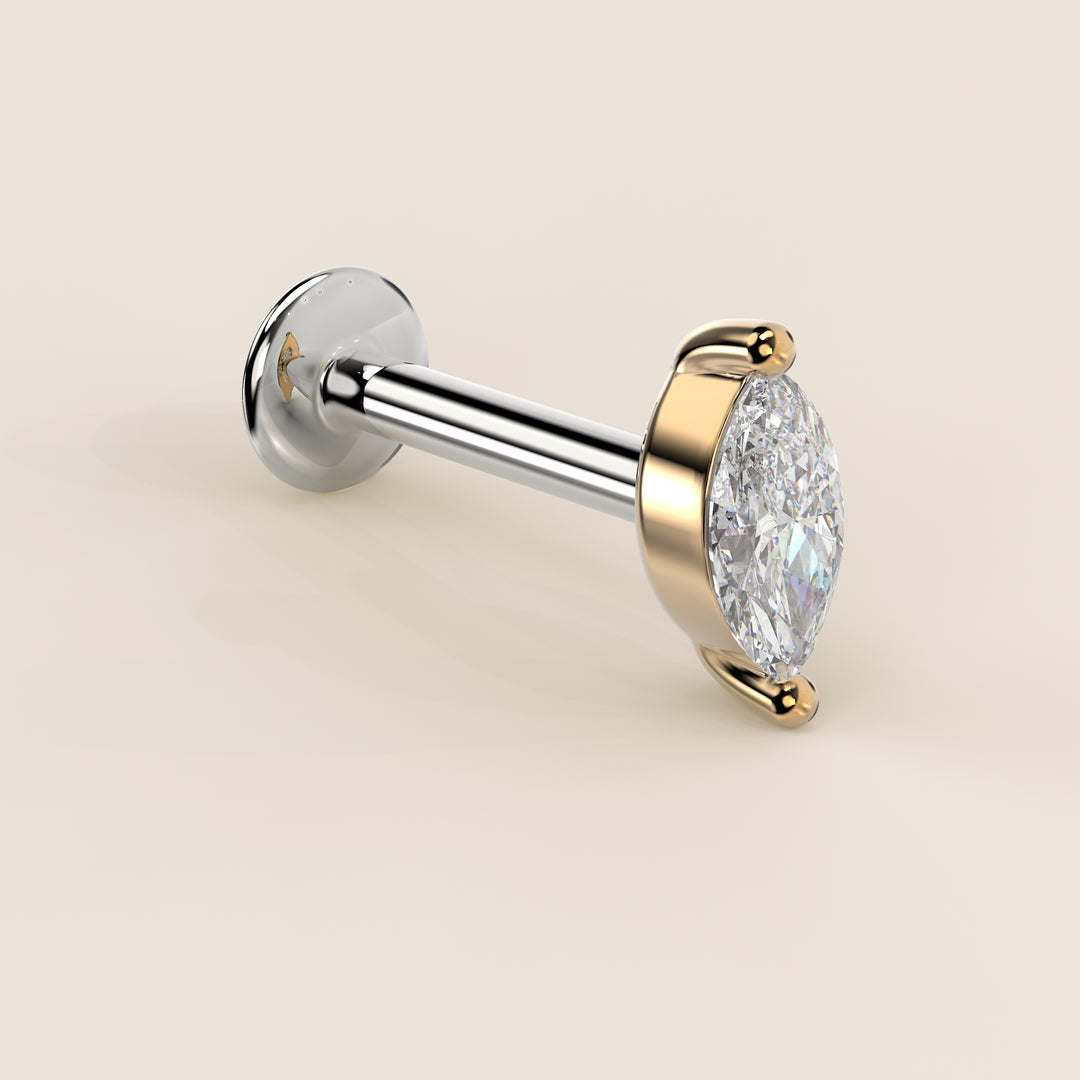 Signature Marquise Small Lab Grown Diamond Piercing