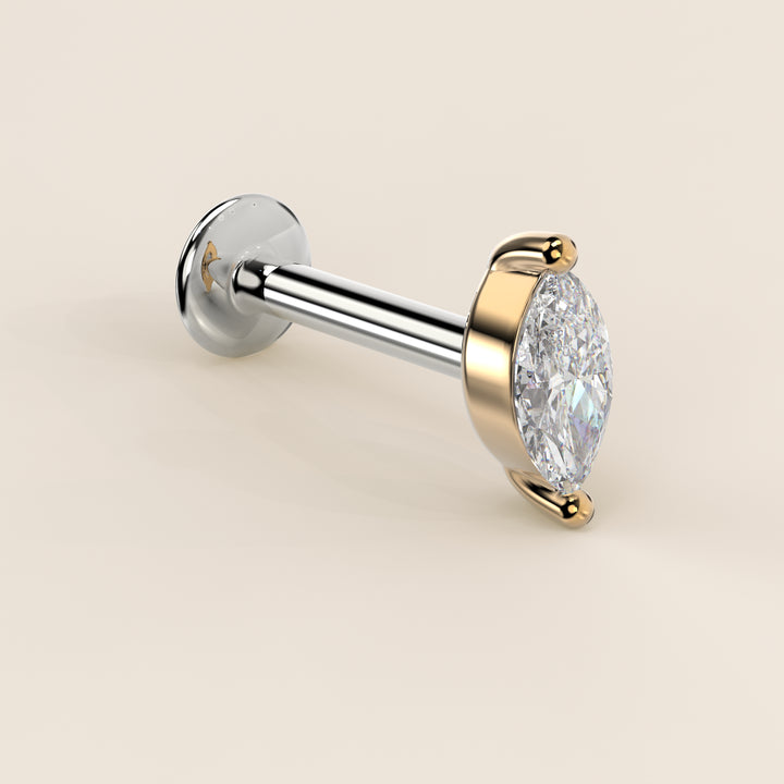 Signature Marquise Small Lab Grown Diamond Piercing