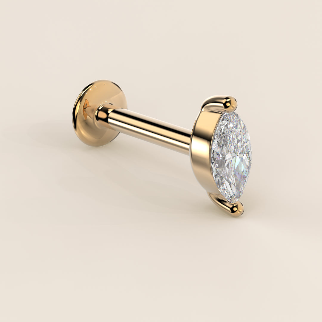 Signature Marquise Small Lab Grown Diamond Piercing