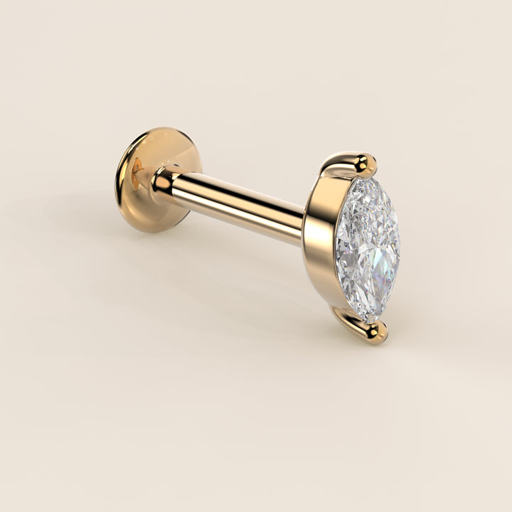 Signature Marquise Small Lab Grown Diamond Piercing