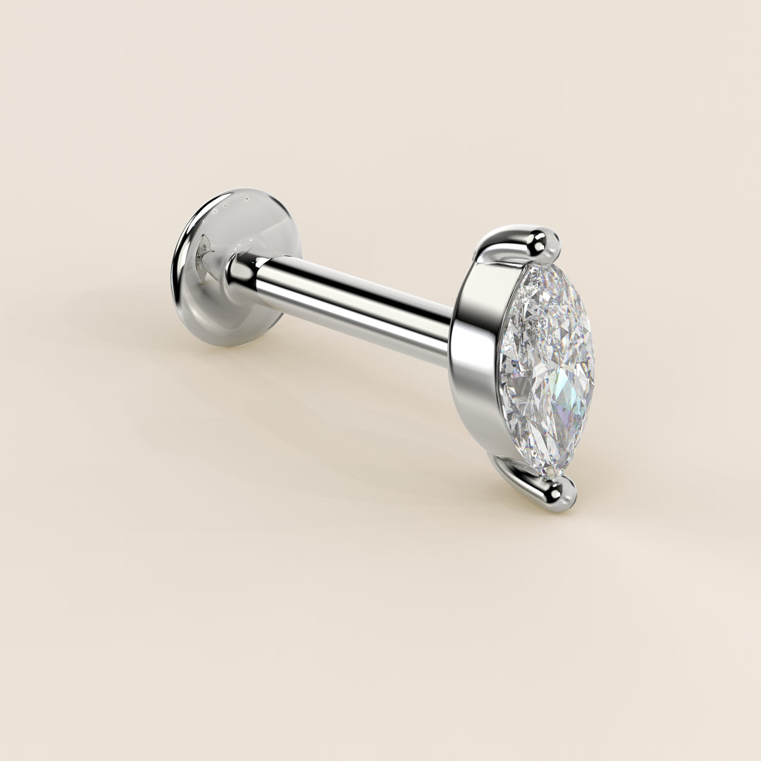 Signature Marquise Small Lab Grown Diamond Piercing