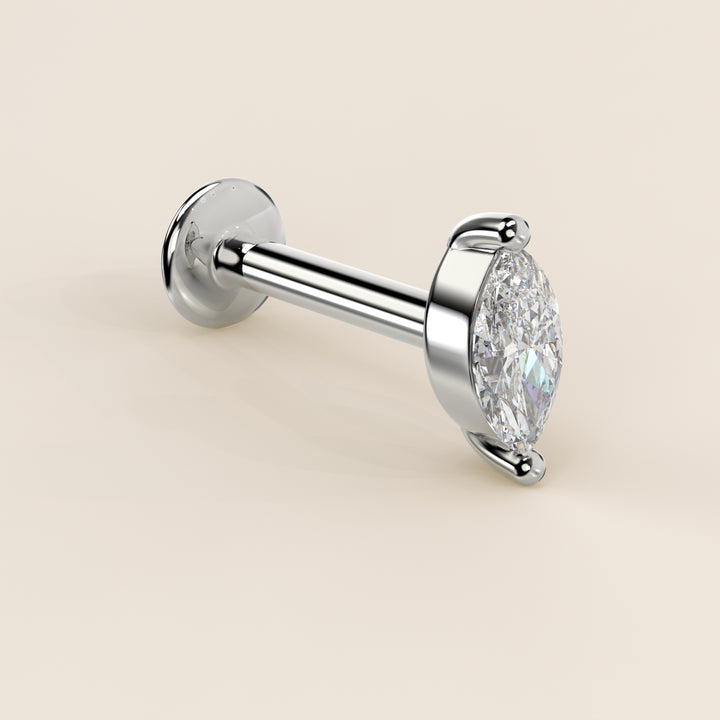 Signature Marquise Small Lab Grown Diamond Piercing