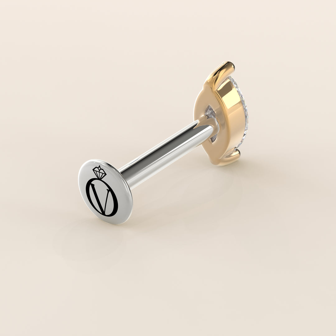 Signature Marquise Small Lab Grown Diamond Piercing