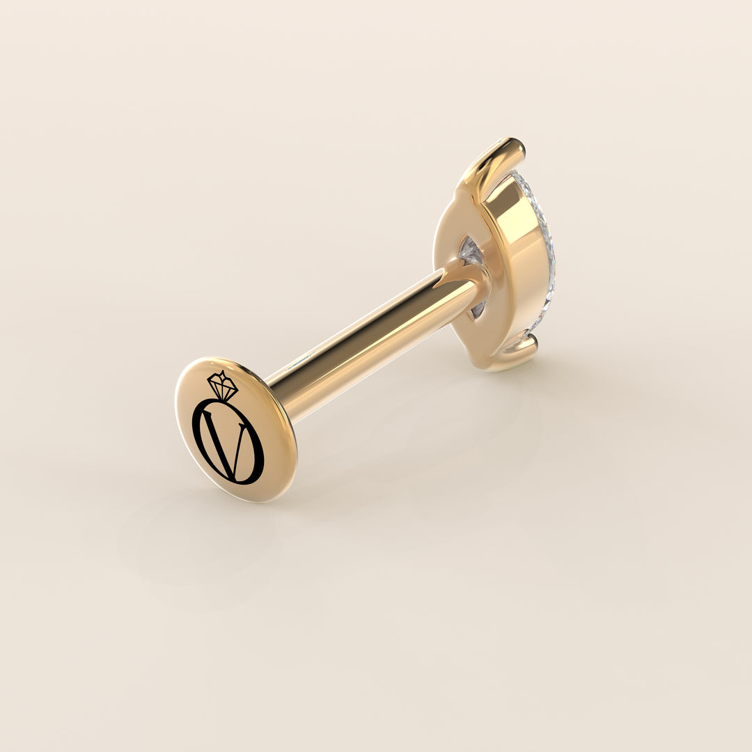 Signature Marquise Small Lab Grown Diamond Piercing