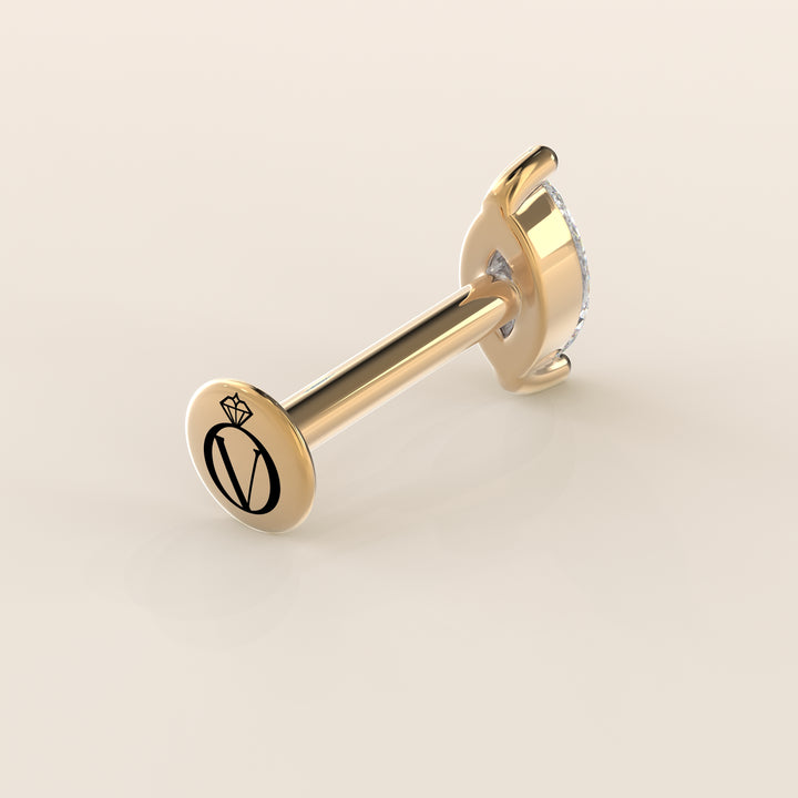 Signature Marquise Small Lab Grown Diamond Piercing