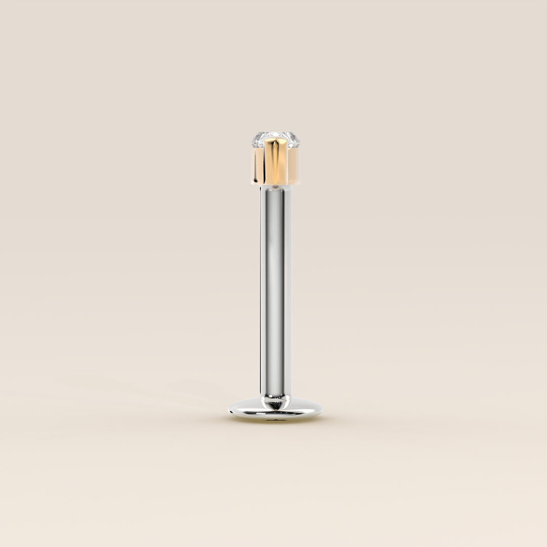 Signature Marquise Envelope Prong Lab Grown Diamond Piercing