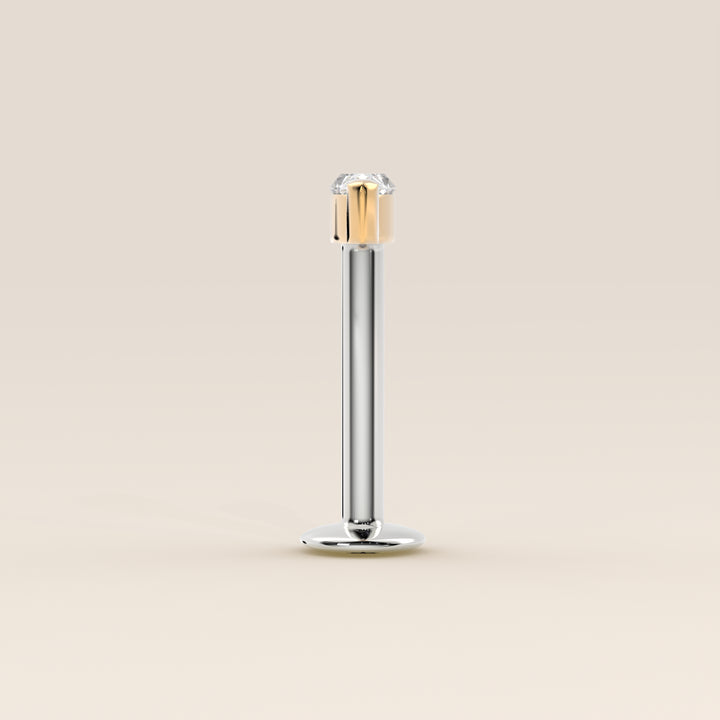 Signature Marquise Envelope Prong Lab Grown Diamond Piercing