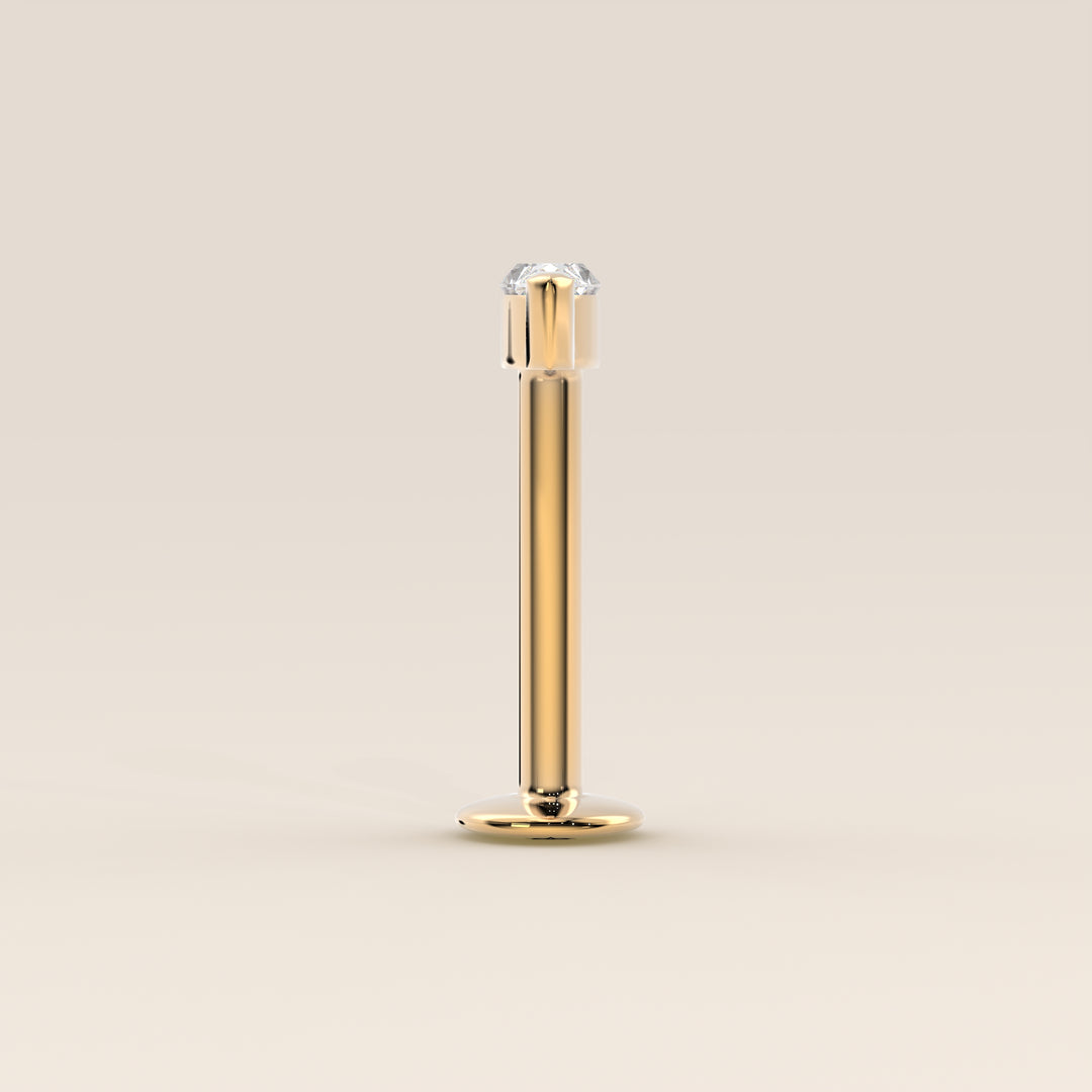 Signature Marquise Envelope Prong Lab Grown Diamond Piercing