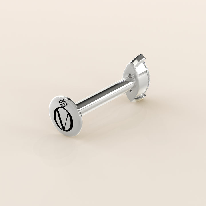 Signature Marquise Envelope Prong Lab Grown Diamond Piercing