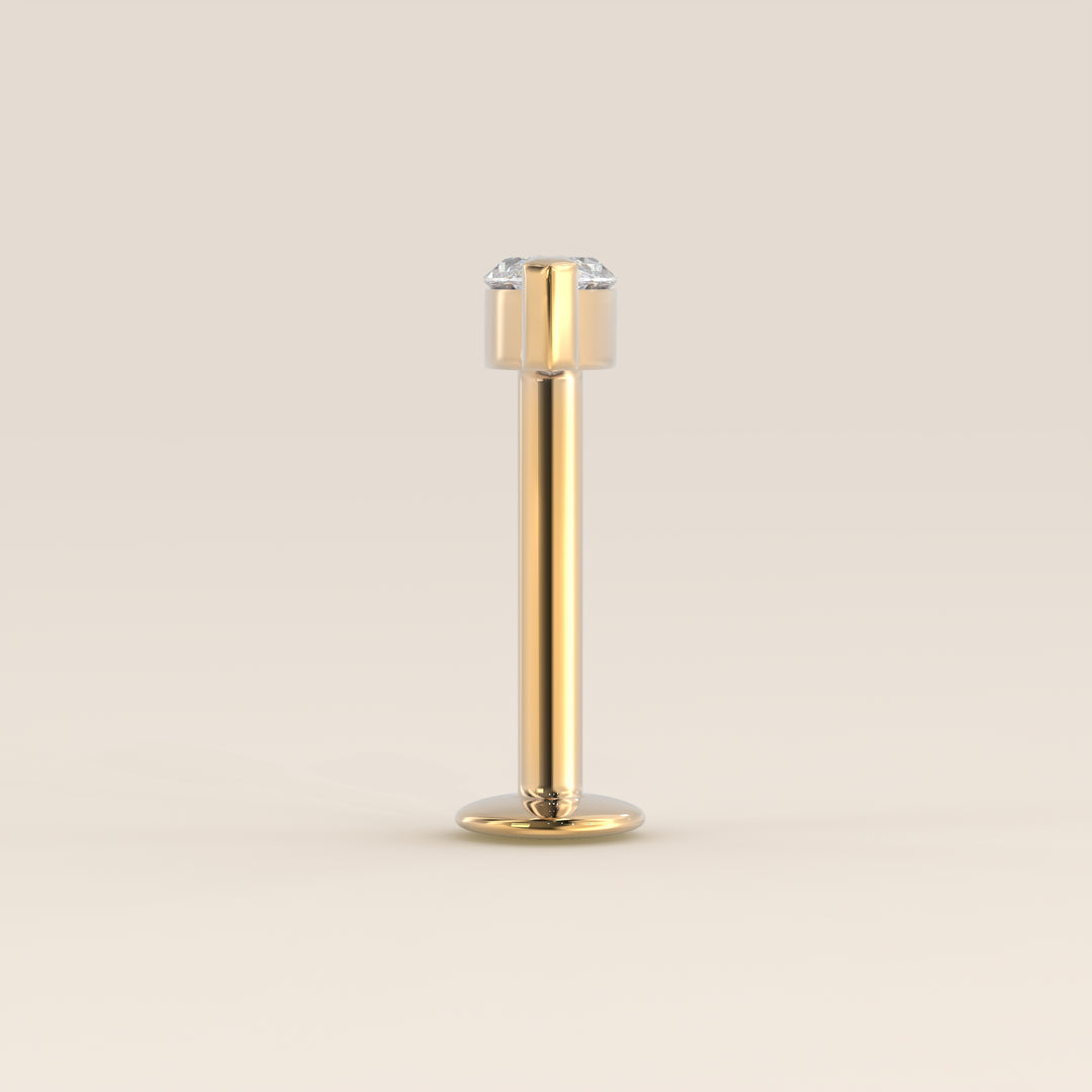 Signature Marquise Envelope Prong Lab Grown Diamond Piercing