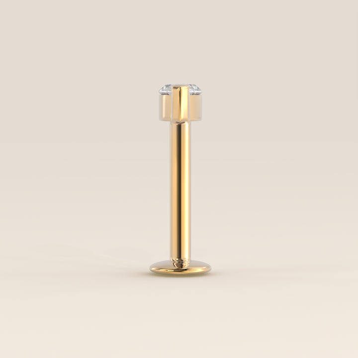 Signature Marquise Envelope Prong Lab Grown Diamond Piercing