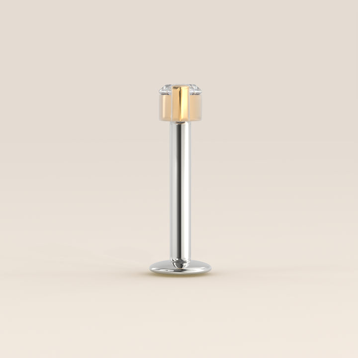 Signature Marquise Envelope Prong Lab Grown Diamond Piercing