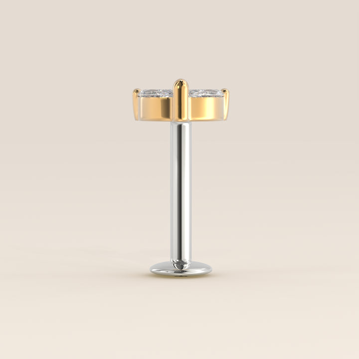 Éclat Duo Marquise Lab Grown Diamond Piercing