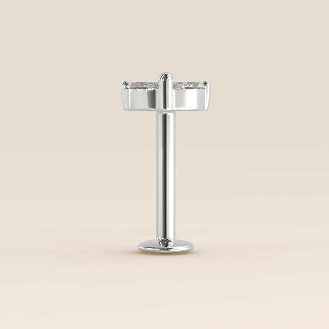 Éclat Duo Marquise Lab Grown Diamond Piercing